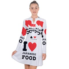 I Love Japanese Food Long Sleeve Panel Dress by ilovewhateva