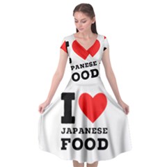 I Love Japanese Food Cap Sleeve Wrap Front Dress by ilovewhateva