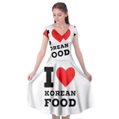 I Love Korean Food Cap Sleeve Wrap Front Dress by ilovewhateva