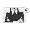 Wednesday addams Canvas Cosmetic Bag (Large) View2