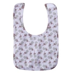 Warm Blossom Harmony Floral Pattern Baby Bib by dflcprintsclothing