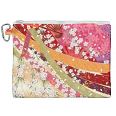 Japanese Kimono Pattern Canvas Cosmetic Bag (xxl)