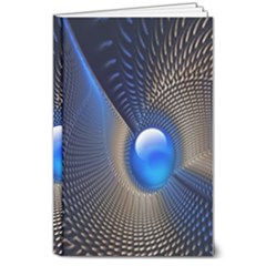 Abstract Background Pattern 8  X 10  Hardcover Notebook