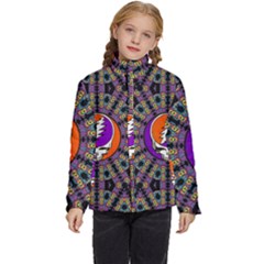 Gratefuldead Grateful Dead Pattern Kids  Puffer Bubble Jacket Coat by Cowasu