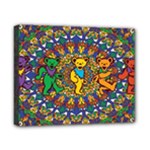 Grateful Dead Pattern Canvas 10  x 8  (Stretched)