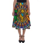 Grateful Dead Pattern Perfect Length Midi Skirt