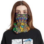 Grateful Dead Pattern Face Covering Bandana (Two Sides)