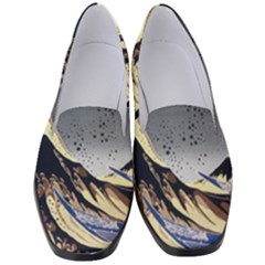 The Great Wave Off Kanagawa Japan Japanese Waves Women s Classic Loafer Heels by Cowasu