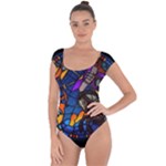 The Game Monster Stained Glass Short Sleeve Leotard 
