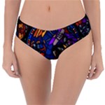 The Game Monster Stained Glass Reversible Classic Bikini Bottoms