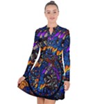 The Game Monster Stained Glass Long Sleeve Panel Dress