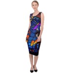 The Game Monster Stained Glass Sleeveless Pencil Dress