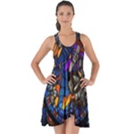 The Game Monster Stained Glass Show Some Back Chiffon Dress