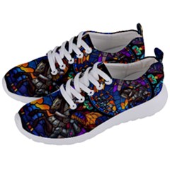 The Game Monster Stained Glass Men s Lightweight Sports Shoes by Cowasu