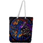 The Game Monster Stained Glass Full Print Rope Handle Tote (Large)