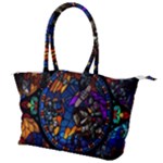 The Game Monster Stained Glass Canvas Shoulder Bag