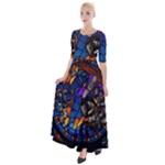 The Game Monster Stained Glass Half Sleeves Maxi Dress