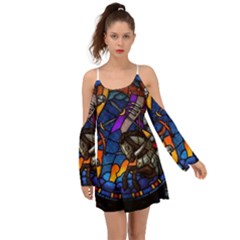 The Game Monster Stained Glass Boho Dress by Cowasu