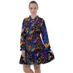 The Game Monster Stained Glass All Frills Chiffon Dress