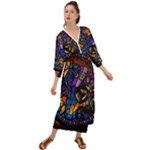 The Game Monster Stained Glass Grecian Style  Maxi Dress