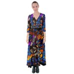 The Game Monster Stained Glass Button Up Maxi Dress