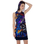 The Game Monster Stained Glass Racer Back Hoodie Dress