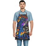 The Game Monster Stained Glass Kitchen Apron