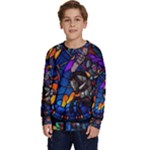 The Game Monster Stained Glass Kids  Long Sleeve Jersey
