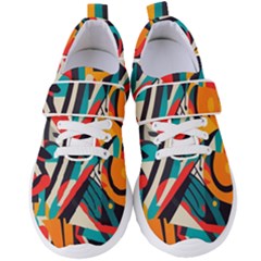 Colorful Abstract Women s Velcro Strap Shoes by Jack14