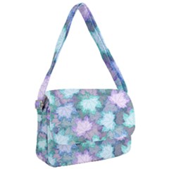 Leaves Glitter Background Winter Courier Bag by Bangk1t