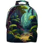 Rainforest Jungle Cartoon Animation Background Mini Full Print Backpack