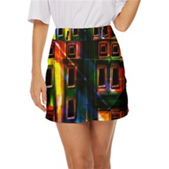 Architecture City Homes Window Mini Front Wrap Skirt by Amaryn4rt