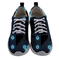 A Completely Seamless Background Design Circuitry Women Athletic Shoes by Amaryn4rt