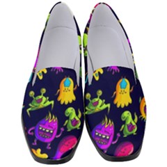 Space Patterns Women s Classic Loafer Heels by Amaryn4rt