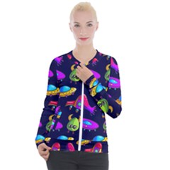 Space Pattern Casual Zip Up Jacket by Amaryn4rt
