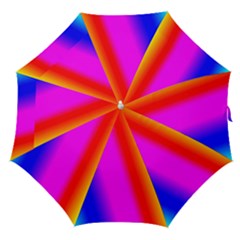 Multi Color Rainbow Background Straight Umbrellas by Amaryn4rt
