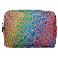 Bubbles Rainbow Colourful Colors Make Up Pouch (medium) by Amaryn4rt