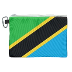 Flag Of Tanzania Canvas Cosmetic Bag (xl) by Amaryn4rt