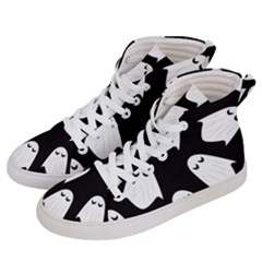 Ghost Halloween Pattern Men s Hi-top Skate Sneakers by Amaryn4rt