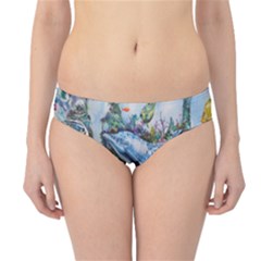 Colorful Aquatic Life Wall Mural Hipster Bikini Bottoms by Simbadda