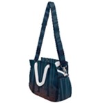 Dark Forest Nature Rope Handles Shoulder Strap Bag