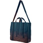 Dark Forest Nature Square Shoulder Tote Bag