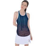 Dark Forest Nature Racer Back Mesh Tank Top