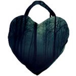 Dark Forest Giant Heart Shaped Tote