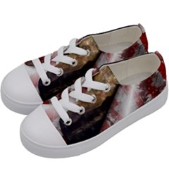 Independence Day July 4th Kids  Low Top Canvas Sneakers by Ravend