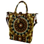 Pattern Abstract Background Art Buckle Top Tote Bag