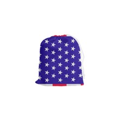 Usa Independence Day July Background Drawstring Pouch (xs) by Vaneshop