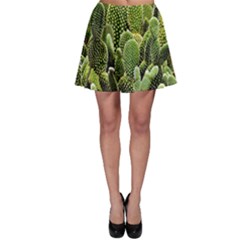 Cactus Flora Flower Nature Floral Skater Skirt by Vaneshop