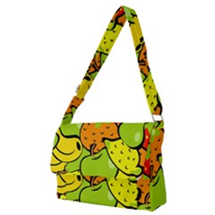 Fruit Food Wallpaper Full Print Messenger Bag (m) by Dutashop