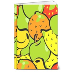 Fruit Food Wallpaper 8  X 10  Hardcover Notebook by Dutashop